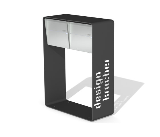 Bellus Briefkastenständer | Design letter box "Bellus", doublehorizontal | Mailboxes | Briefkastenschmiede