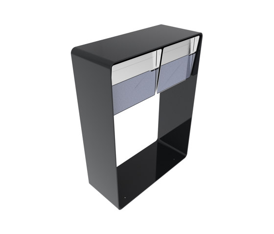 Bellus Briefkastenständer | Design letter box "Bellus", doublehorizontal | Mailboxes | Briefkastenschmiede