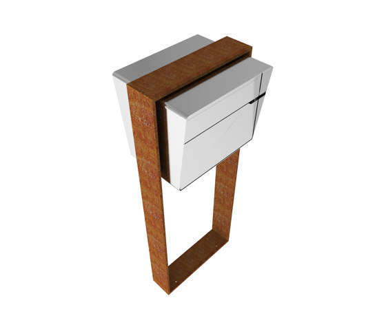 Brevis Briefkastenständer | Design letter box "Brevis", single | Buchette lettere | Briefkastenschmiede
