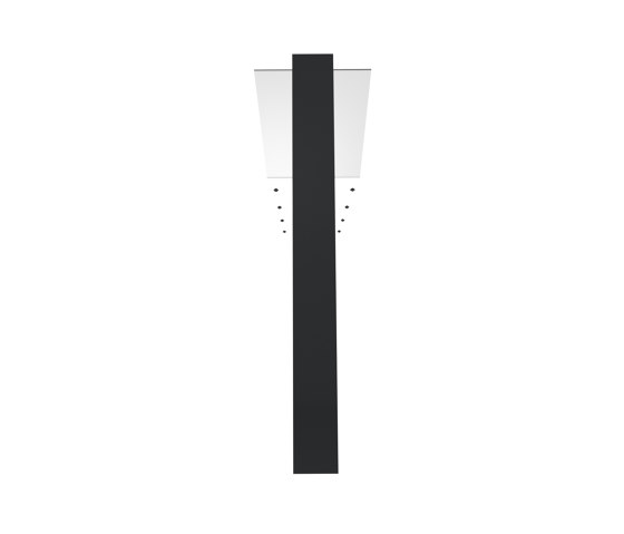 Brevis Briefkastenständer | Design letter box "Brevis", double
horizontal | Buzones | Briefkastenschmiede
