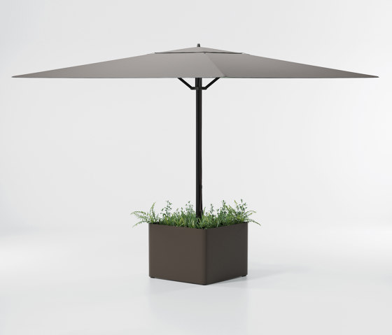 Meteo Steel planter base parasol | Ombrelloni | KETTAL