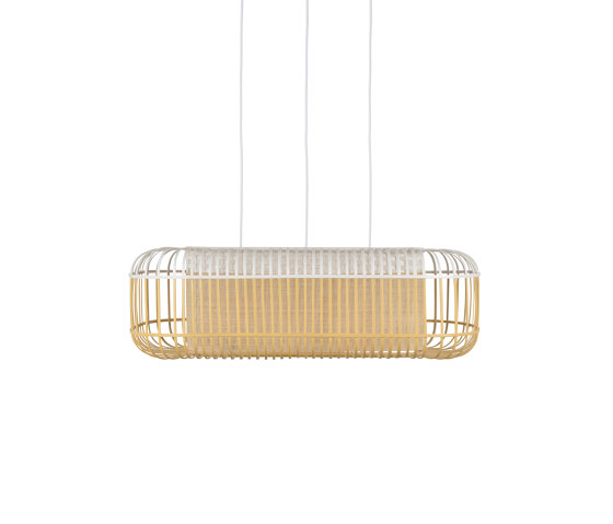 Bamboo Oval | Suspension | L Blanc | Suspensions | Forestier