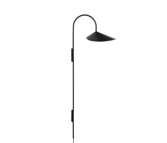 Arum Wall Lamp Tall - Black | Lámparas de pared | ferm LIVING
