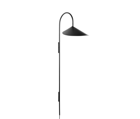 Arum Wall Lamp Tall - Black | Wandleuchten | ferm LIVING
