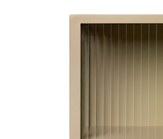 Haze Wall Cabinet - Reeded Glas - Cashme | Armarios de baño | ferm LIVING