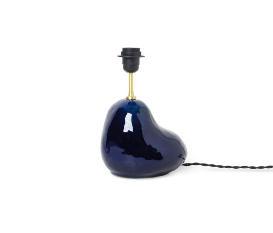 Hebe Lamp Base Small - Deep Blue | Luminaires de table | ferm LIVING