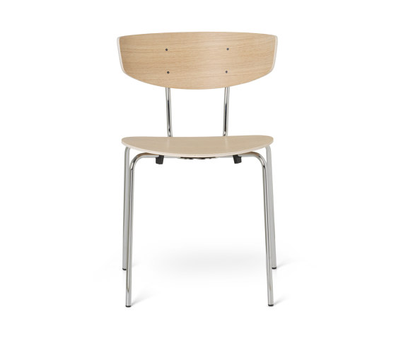 Herman Dining Chair Chrome - White Oak | Stühle | ferm LIVING