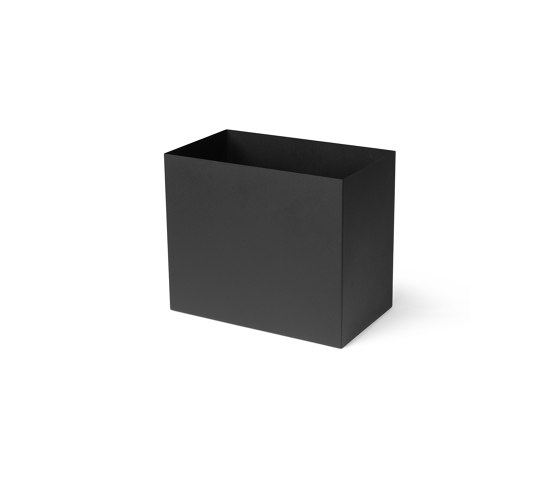 Plant Box Pot Large - Black | Storage boxes | ferm LIVING