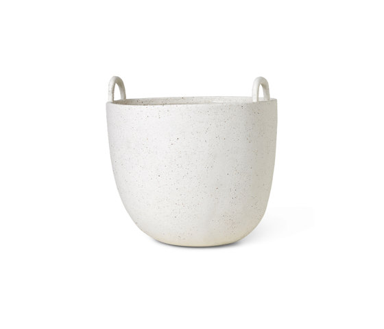 Speckle Pot - Large - Off-White | Storage boxes | ferm LIVING