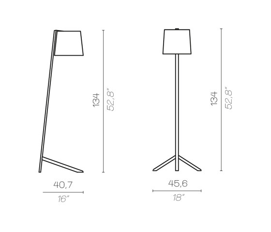 COUTURE NEW FL | Free-standing lights | Contardi Lighting