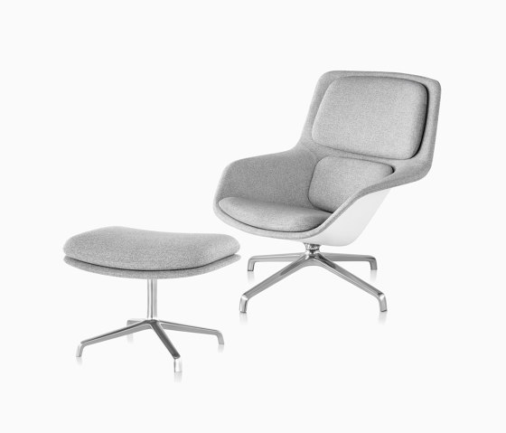 Striad Lounge Chair and Ottoman | Sillones | Herman Miller