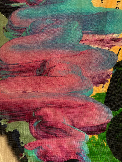 Pia col. 101 ecru/multicolor | Tessuti decorative | Jakob Schlaepfer