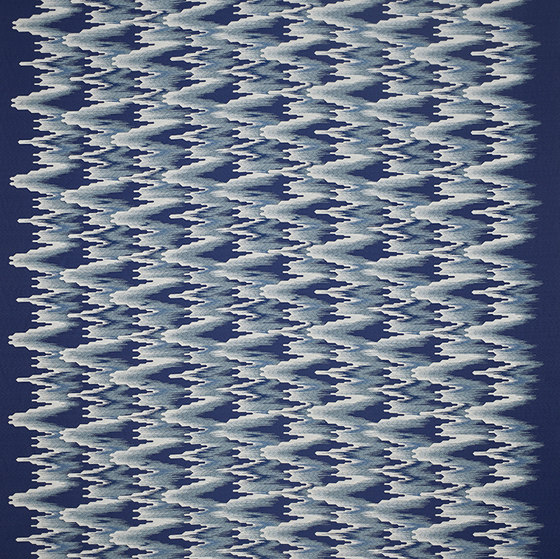 Fandango col.3 bleu indigo | Drapery fabrics | Dedar
