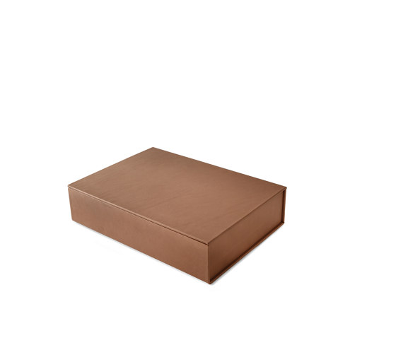 Bookbox cognac leather large | Behälter / Boxen | August Sandgren A/S