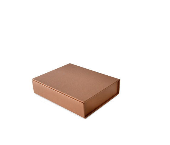 Bookbox cognac leather medium | Contenedores / Cajas | August Sandgren A/S
