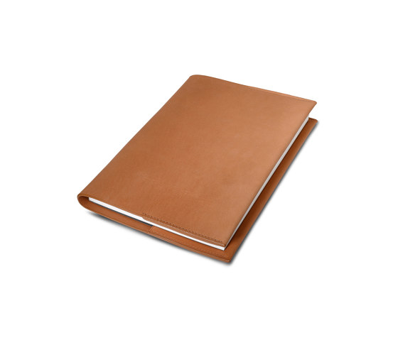 Notebook cognac leather | Quaderni | August Sandgren A/S