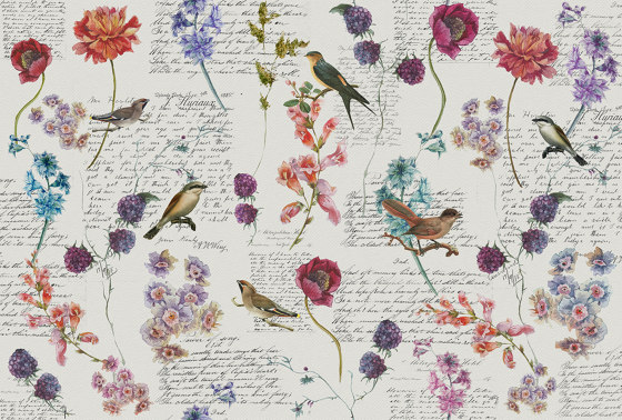 Atelier 47 | Wallpaper DD118220 Birdpoesie1 | Wall coverings / wallpapers | Architects Paper