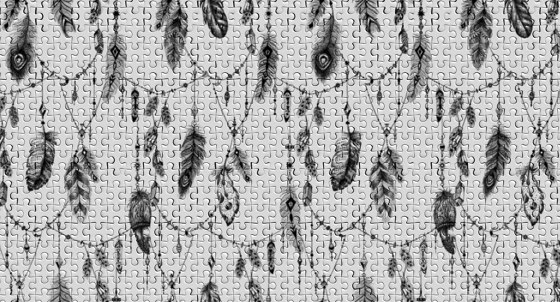 Atelier 47 | Wallpaper DD117590 Featherpuzzle1 | Wall coverings / wallpapers | Architects Paper