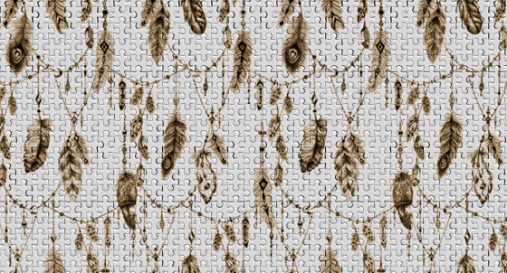 Atelier 47 | Wallpaper DD117595 Featherpuzzle2 | Wall coverings / wallpapers | Architects Paper