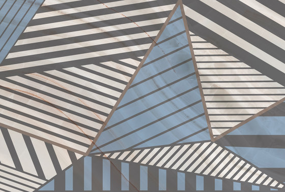 Atelier 47| Tapete | Digitaldruck DD116925 Stripesmarble3 | Wandbeläge / Tapeten | Architects Paper