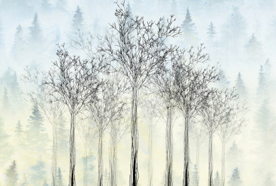 Atelier 47| Tapete | Digitaldruck DD118015 Treesartwork5 | Wandbeläge / Tapeten | Architects Paper