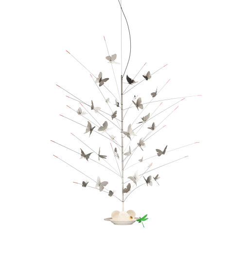 La Festa delle Farfalle white | Suspended lights | Ingo Maurer