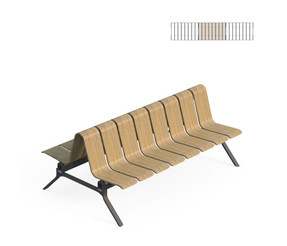 Ascent Double Back 200 | Sitzbänke | Green Furniture Concept