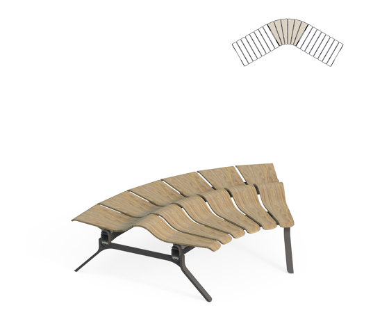 Ascent Double Bench 60º | Sitzbänke | Green Furniture Concept