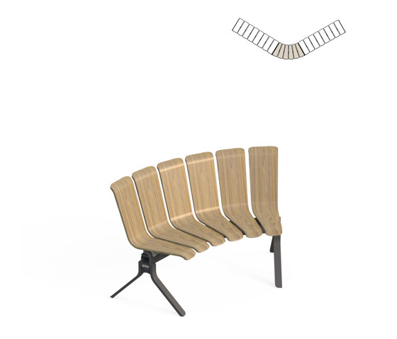 Ascent Back Concave 60° | Sitzbänke | Green Furniture Concept