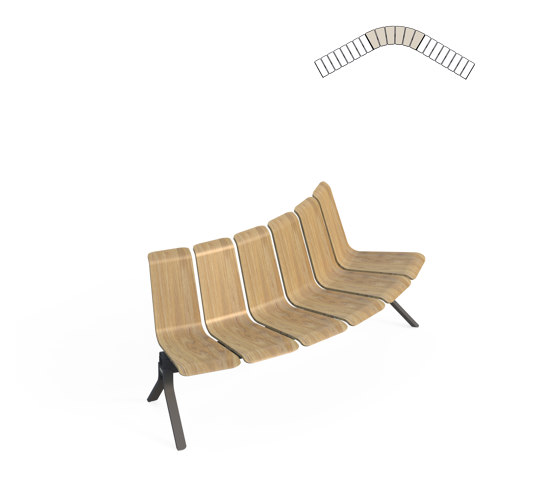 Ascent Back Convex 60° | Sitzbänke | Green Furniture Concept