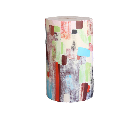 Ximena Hand Painted Log Table | Tables d'appoint | Pfeifer Studio