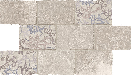 Heritage Decori Mosaico Major Florita Deco BEIGE | Ceramic mosaics | EMILGROUP