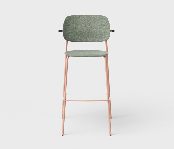 Hale PET Felt Bar Stool Armrests by De Vorm | Bar stools