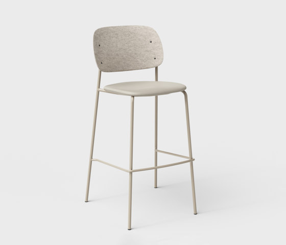 Hale PET Felt Bar Stool Upholstered | Sgabelli bancone | De Vorm