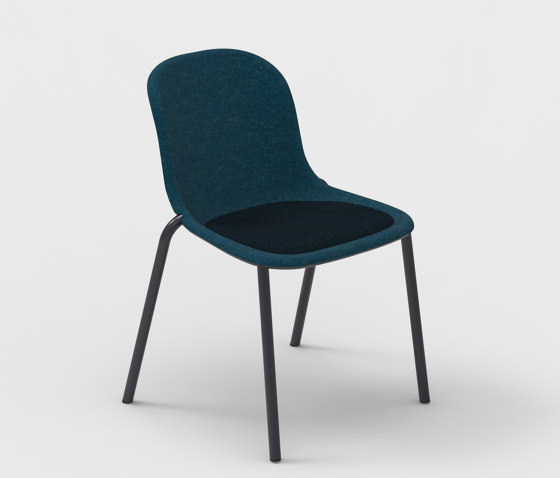 LJ 2 PET Felt Stack Chair Upholstered | Sedie | De Vorm