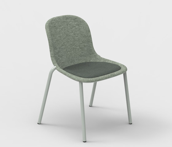 LJ 2 PET Felt Stack Chair Upholstered | Sedie | De Vorm