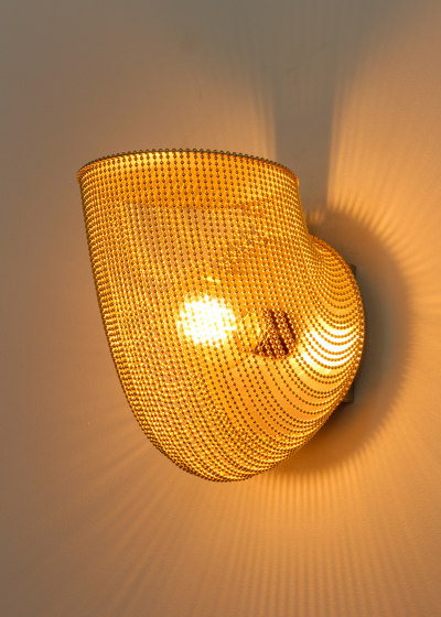 2 Folded Circles Quarterpipe - 170Mmd - Wall Sconce | Lampade parete | Willowlamp