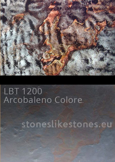 Thin slate LBT 1200 Arcobaleno Colore | Piallacci pareti | StoneslikeStones