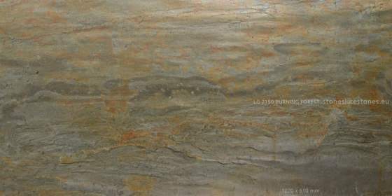 Thin slate LG 2150 Burning Forest | Wall veneers | StoneslikeStones