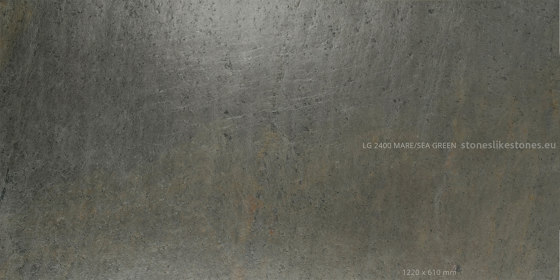 Thin slate LG 2400 Mare Sea Green | Placages | StoneslikeStones