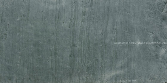 Thin slate LG 3100 Jade Green Limestone | Piallacci pareti | StoneslikeStones