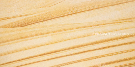 Dünnschiefer LS 4100 Teak Wood Sandstone | Wand Furniere | StoneslikeStones