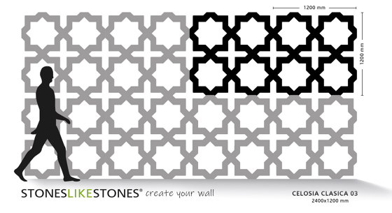 Celosias CLASICA 03 | Pannelli composto | StoneslikeStones