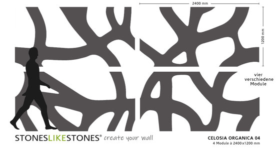 Celosias ORGANICA 04 | Paneles compuestos | StoneslikeStones