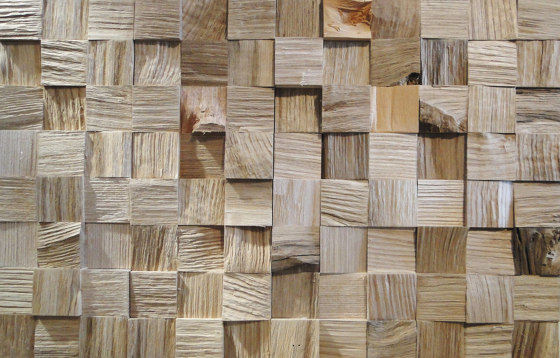 Mosaik wood Block oak Split | Wood mosaics | StoneslikeStones