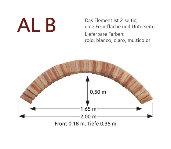 MSD artificial stone arcs AL-B | Chapas | StoneslikeStones