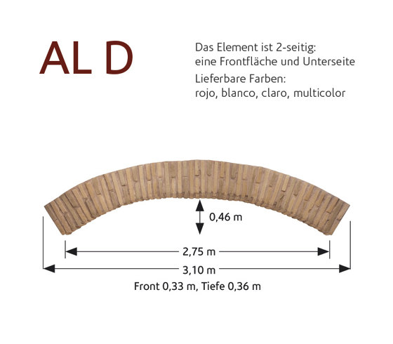 MSD artificial stone arcs AL-D | Placages | StoneslikeStones