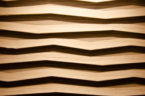 Flame Fineline Light Oak | Chapas de madera | VD Werkstätten