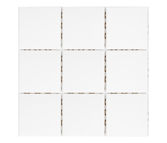 Miniworx 10x10 Miniworx RAL 9016 White Mosaic Glossy | Ceramic mosaics | VitrA Bathrooms