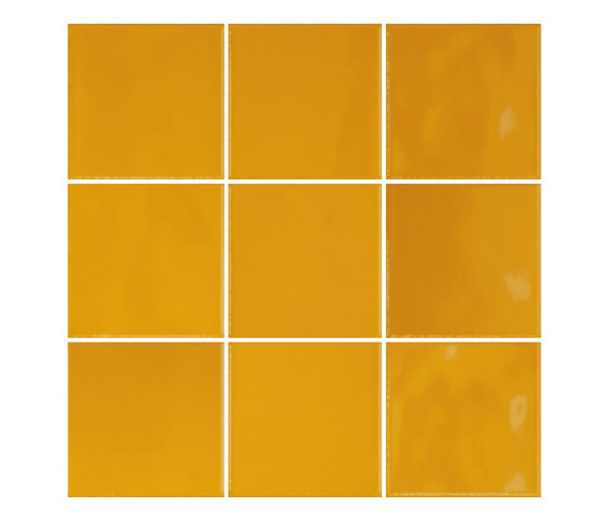 Retromix 10x10 Retromix Tile Amber Yellow Glossy | Baldosas de cerámica | VitrA Bathrooms